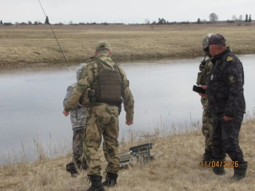 Совместное мероприятие с Росгвардией по защите водных биоресурсов в Омской области