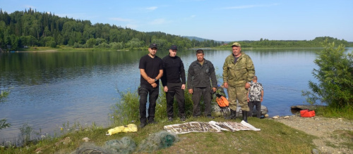 На реке Бия задержаны нарушители с незаконным уловом