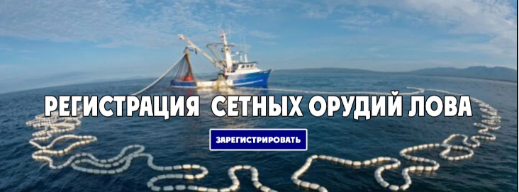 Регистрация сетных орудий лова