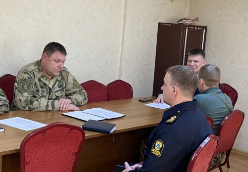 В Омском отделе состоялась рабочая встреча с представителями Управления Росгвардии по Омской области 