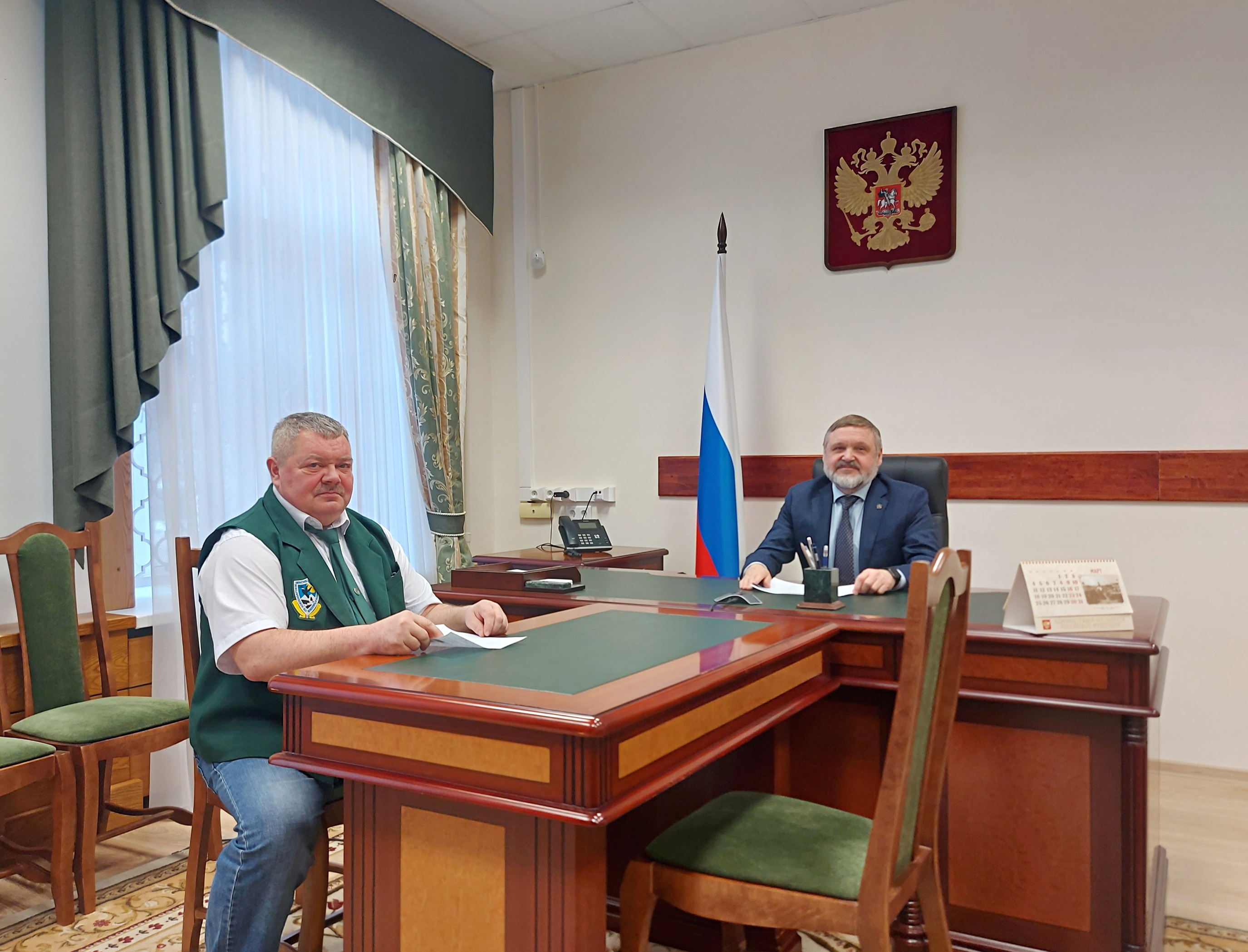 28 марта 2024 года руководитель Верхнеобского ТУ Росрыболовства Сергей Пищулин провёл в приёмной Президента Российской Федерации в Сибирском федеральном округе личный приём граждан