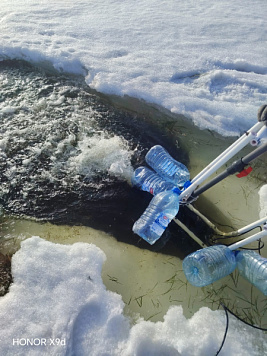 Противозаморные мероприятия на озере Индерь